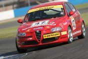 Paul from Autografix   Embroidered Corporate Wear Safety Wear and Race wear Racing his Alfa.
